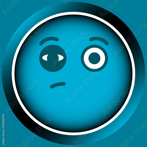 Icon face with bruise