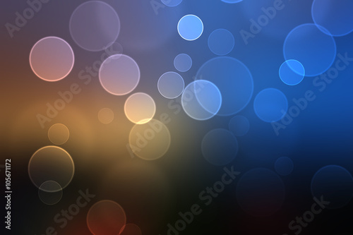 Colorful bokeh abstract background.