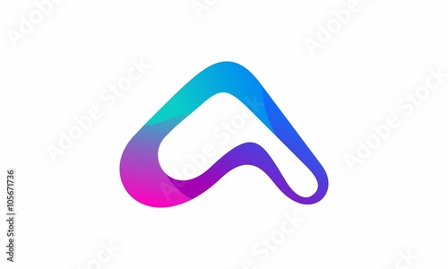 abstract technology vector color logo icon