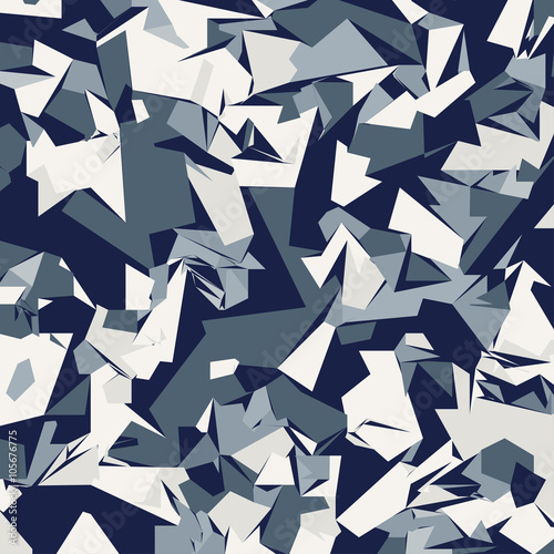 Abstract Vector Military Camouflage Background