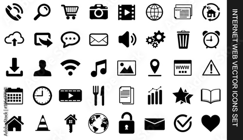 Web icons set