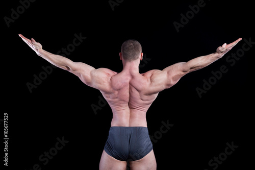 male man bodybuilder