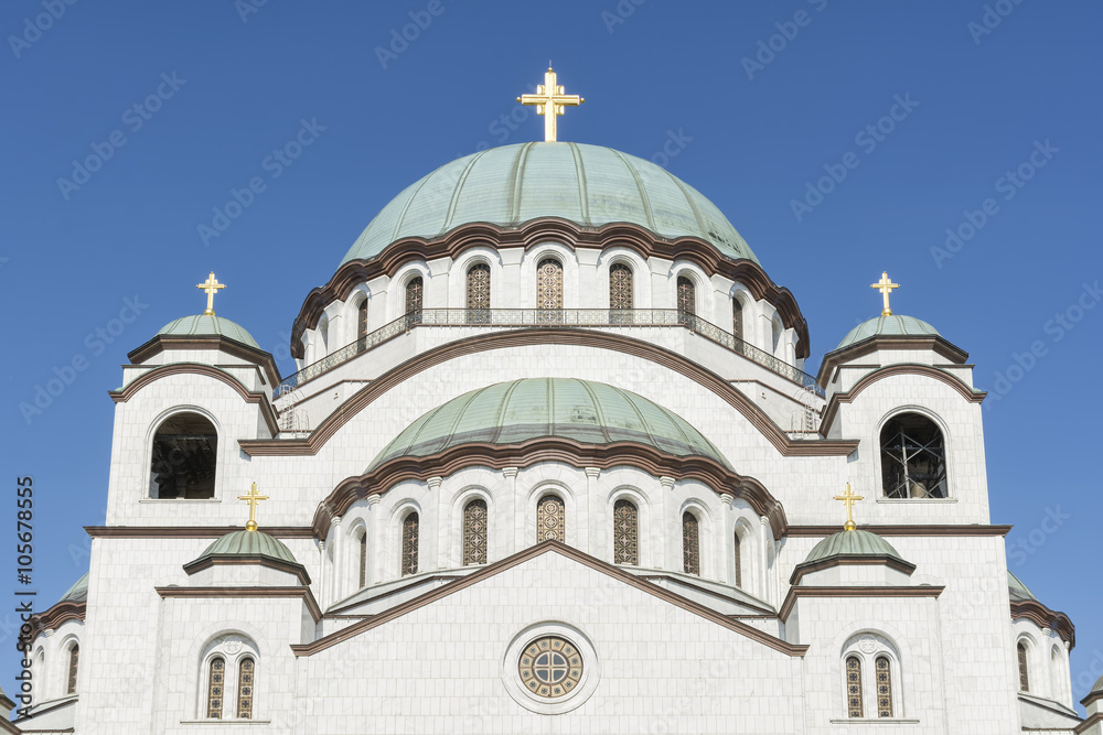 Detail From Church of Saint Sava, Belgrade, Serbia