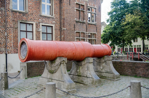 The Dulle Griet - medieval supergun in Ghent, Belgium photo