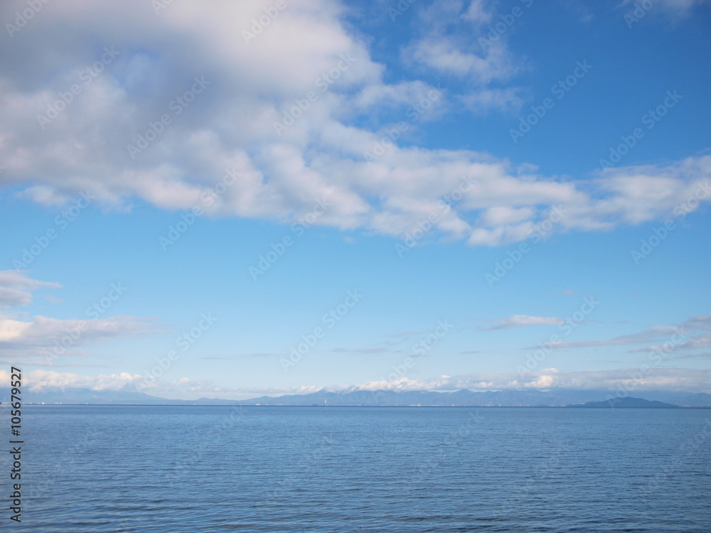 View of Lake Biwa/Shiga,Japan