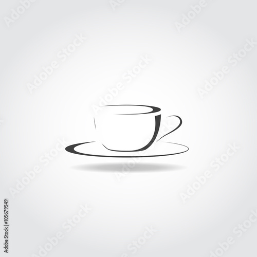 Cup Black Icon