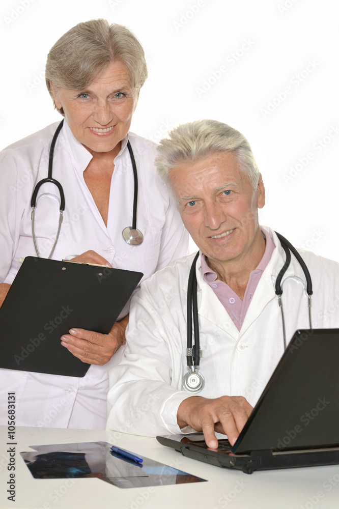 doctors with a laptop doctors with a laptop