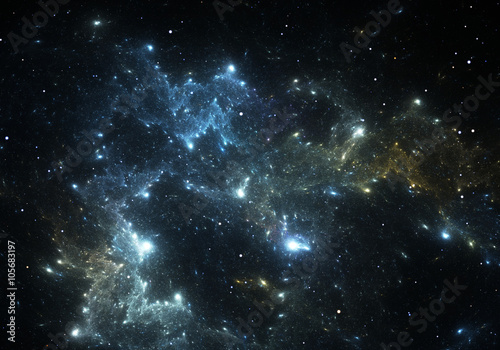 Fototapeta Naklejka Na Ścianę i Meble -  Colorful space star nebula