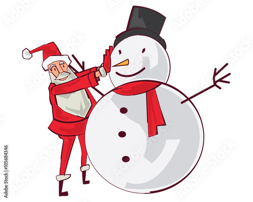 Santa Claus - Snowman