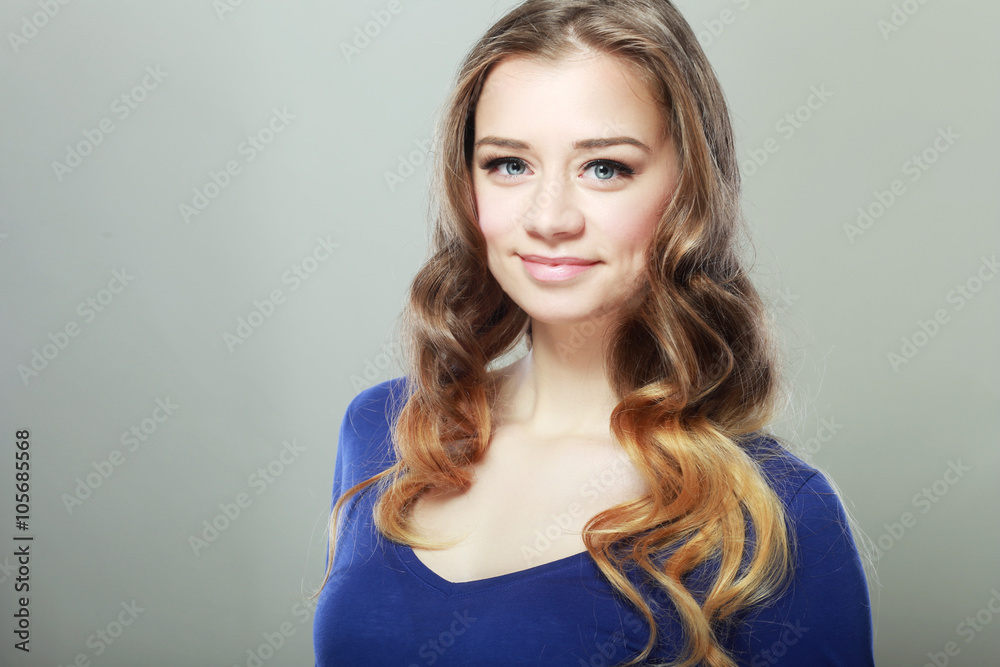 Happy attractive girl Happy attractive girl