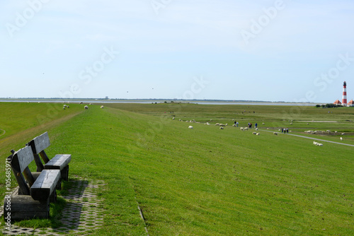 Westerhever Leuchtturm - Nordsee 