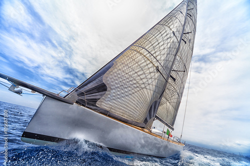 Obraz na płótnie sailboat w salonie