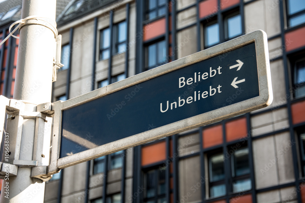 Schild 61 - Beliebt