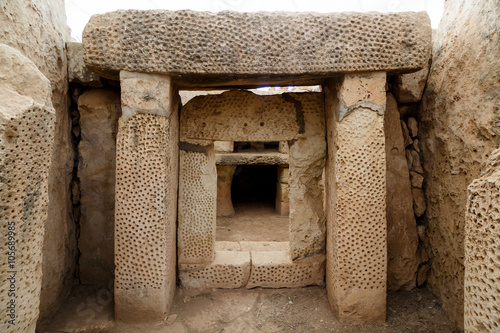 Doors and Windows of Hagar Qim and Mnajdra Temples photo