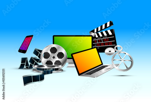 pellicola, cinema, film, fotogrammi, rullino