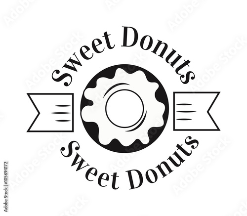 Bakery badge and bread logo icon modern style vector. 