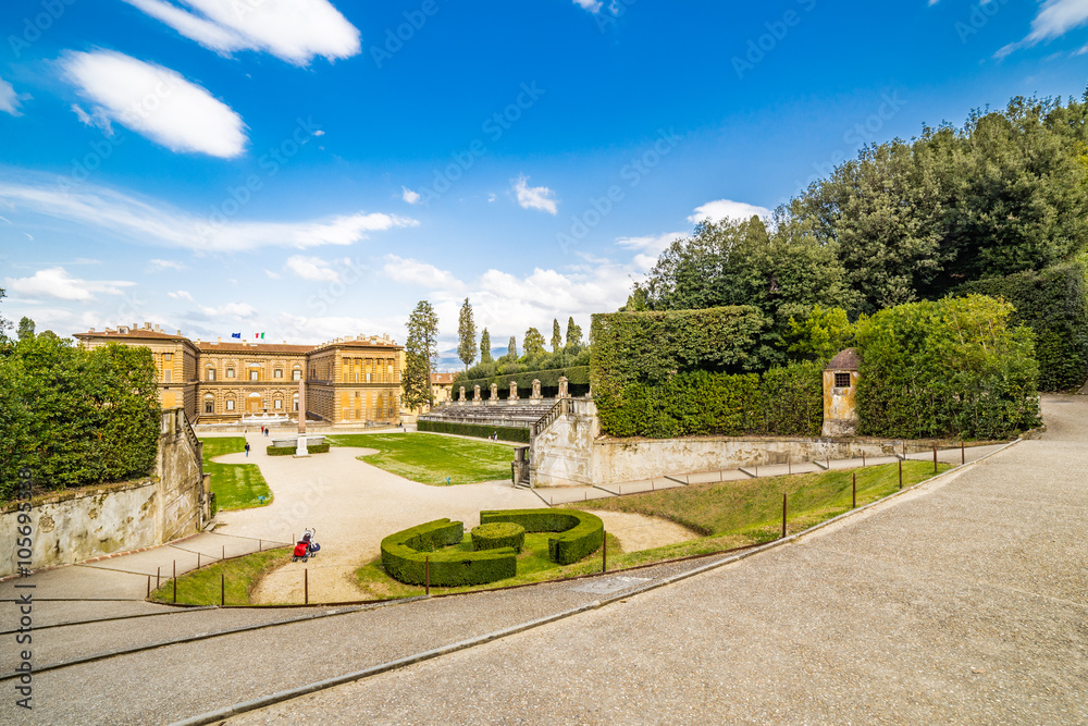 Italian-style gardens in Florence