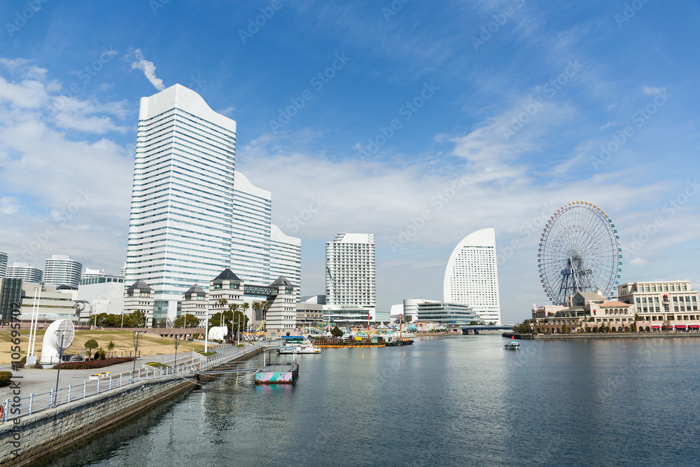 Naklejka premium Yokohama city