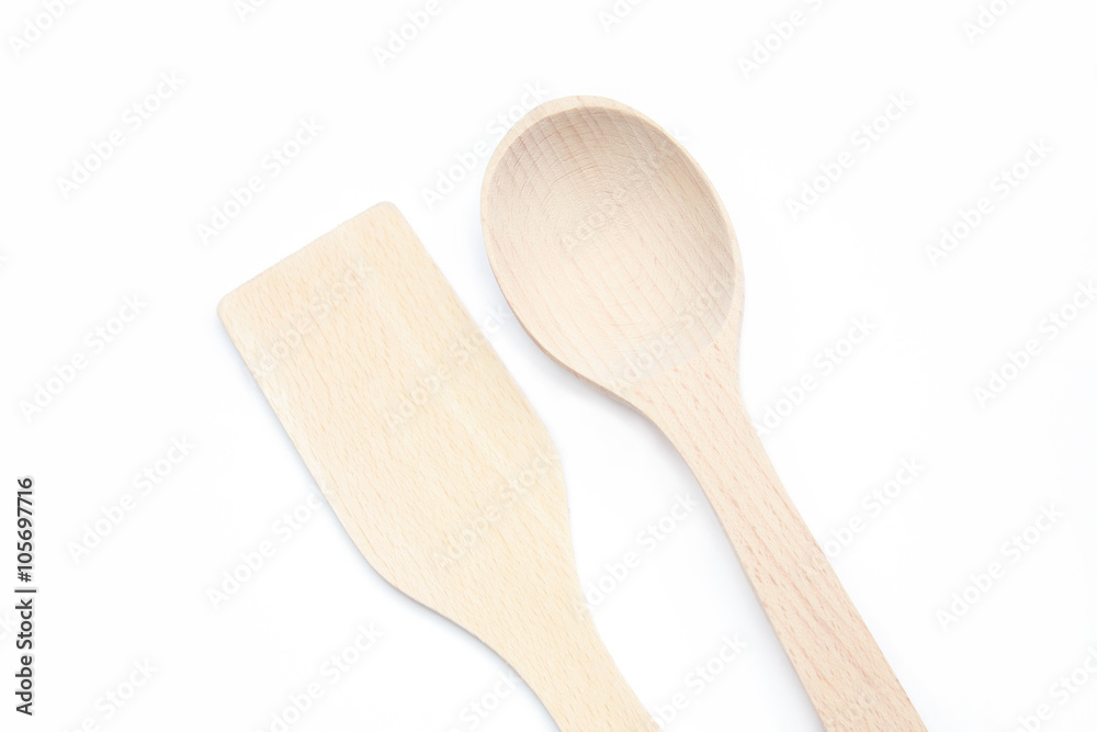 Wooden spoon and spatula Wooden spoon and spatula