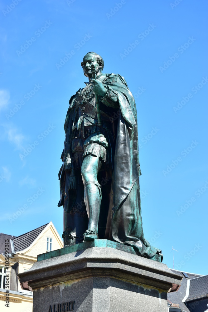 Monument to Prince Albert in Coburg, Bavaria, Germany