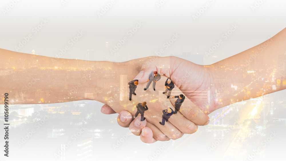 Fototapeta premium handshake for business