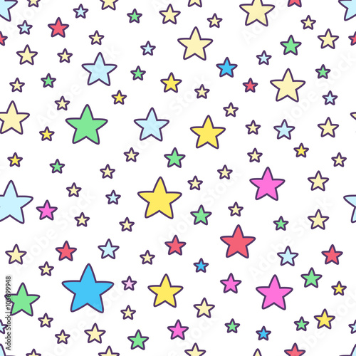 Children stars pattern