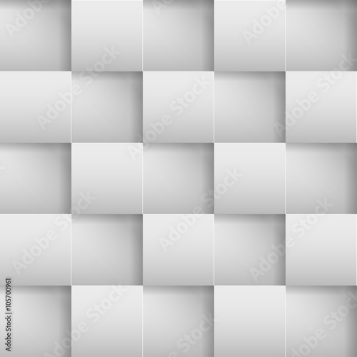 Abstract background paper squares. Vector Illustration