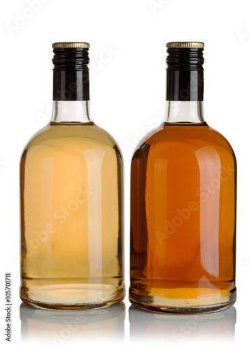 two bottles of liquor