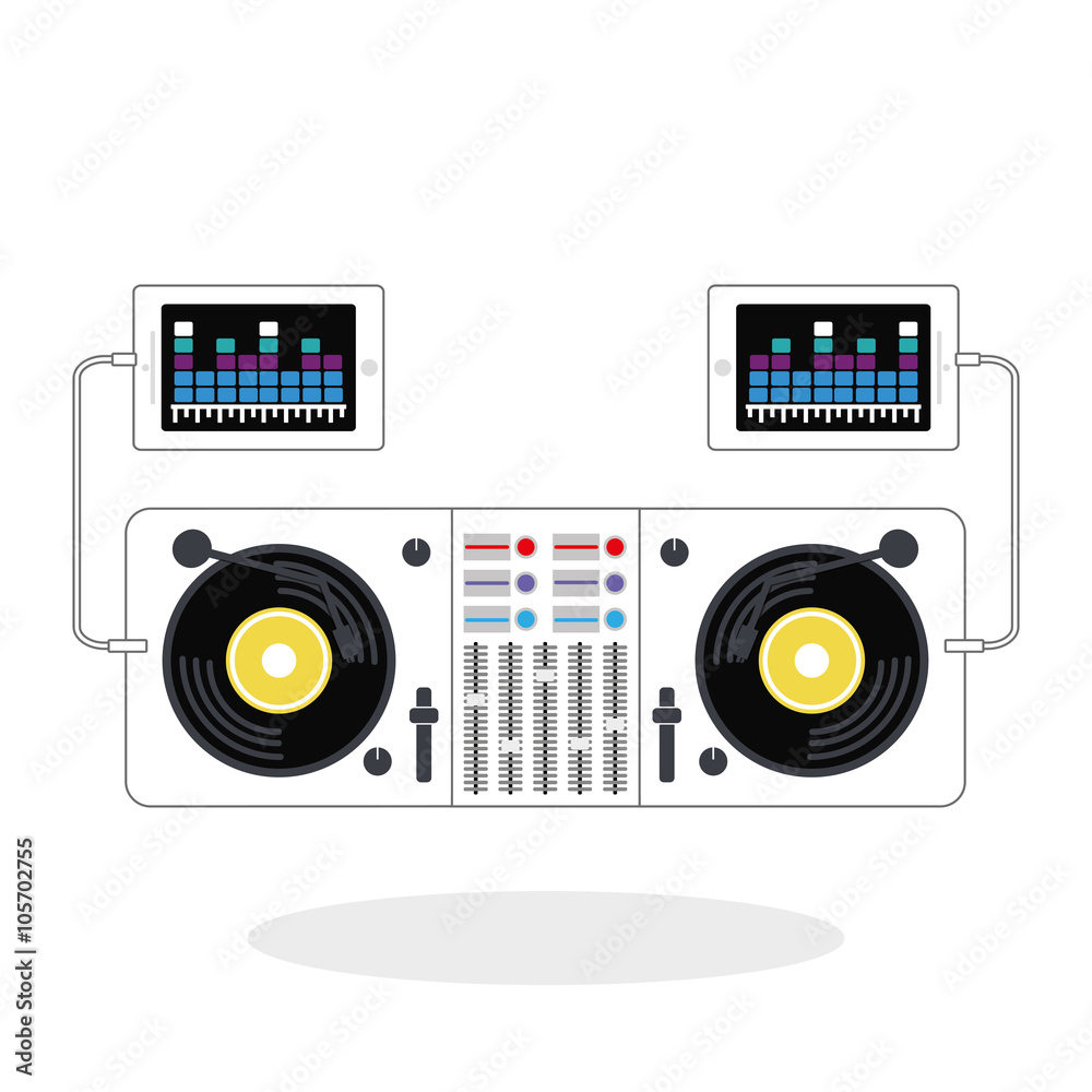 Fototapeta premium Music icon design