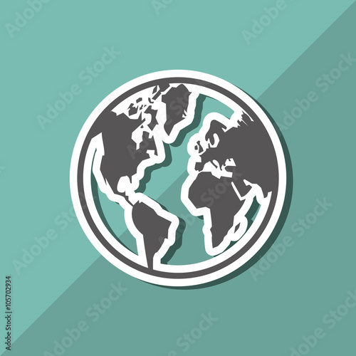 Planet icon design © Jemastock