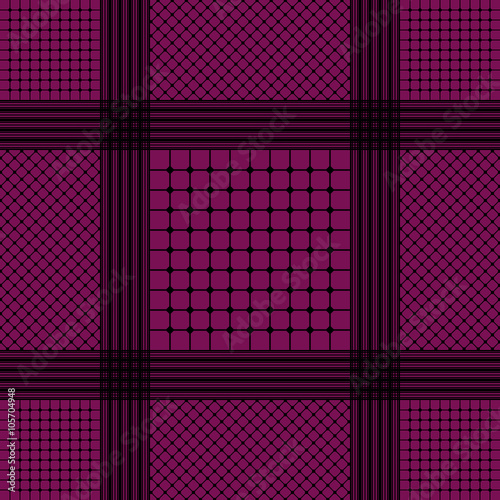 Violet keffiyeh for men the middle East. Vector template.