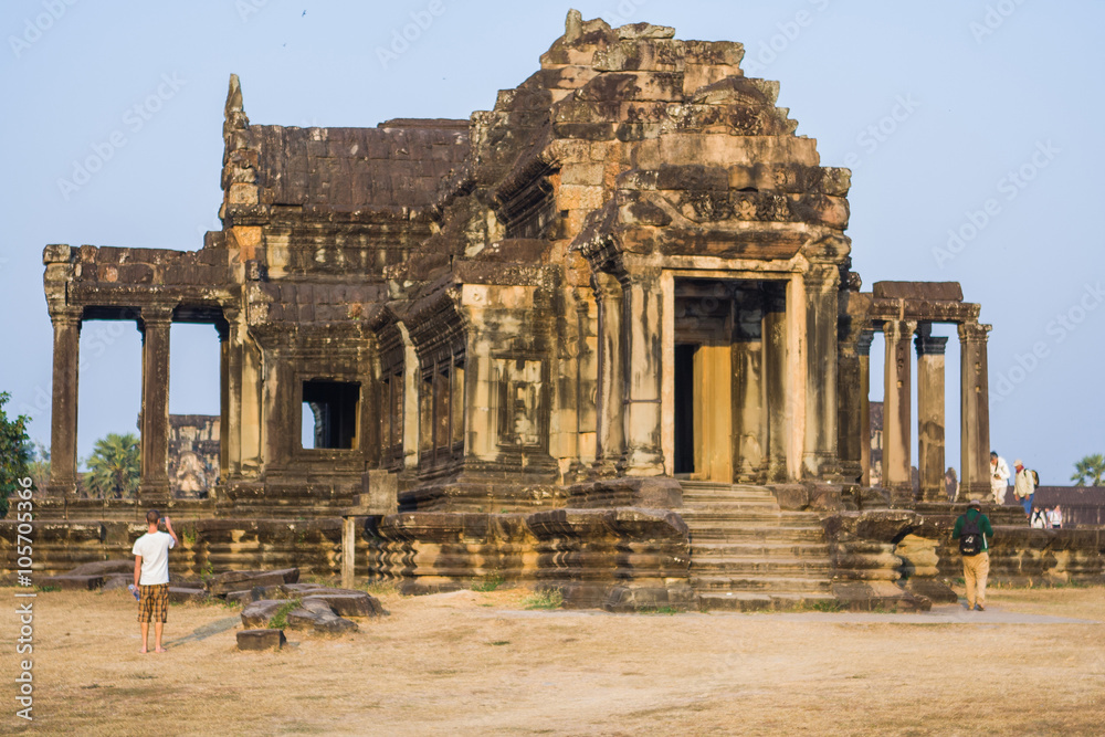 Fototapeta premium Angkor Wat temple in Cambodia.