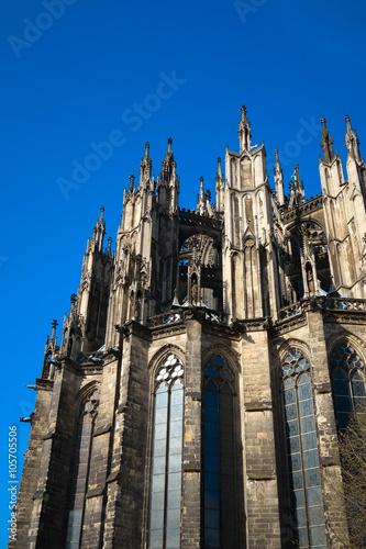 view of Gothic Cathedral in Cologne, Germany