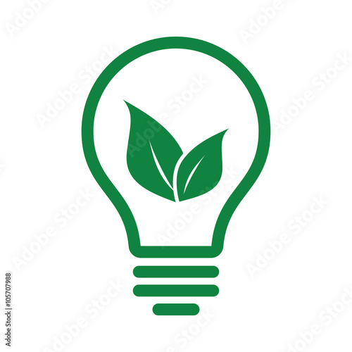 ecology green lamp tube leafs
