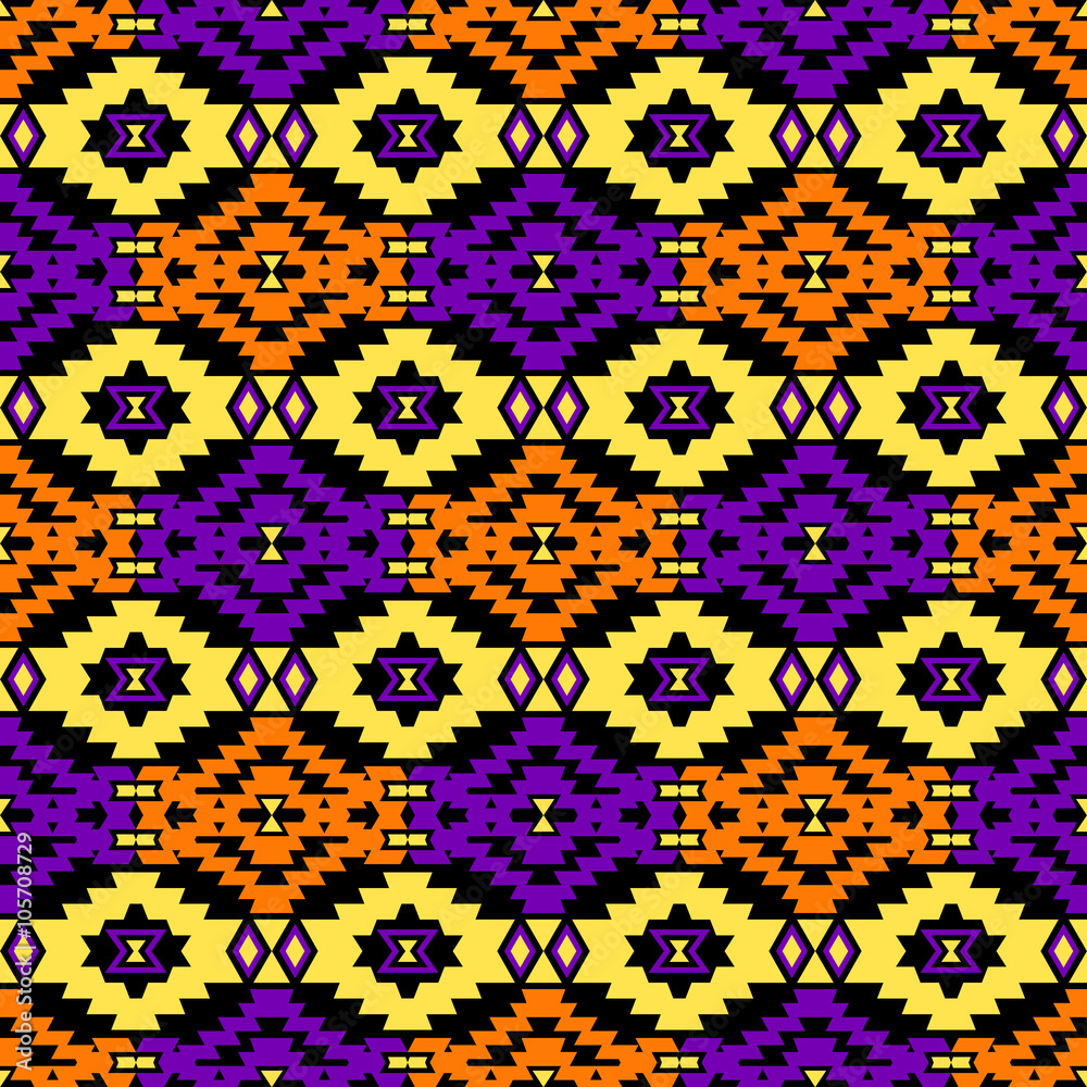 Seamless aztec pattern