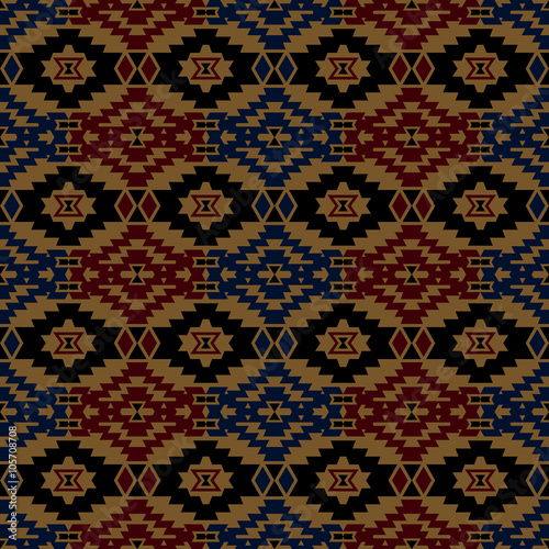 Seamless aztec pattern