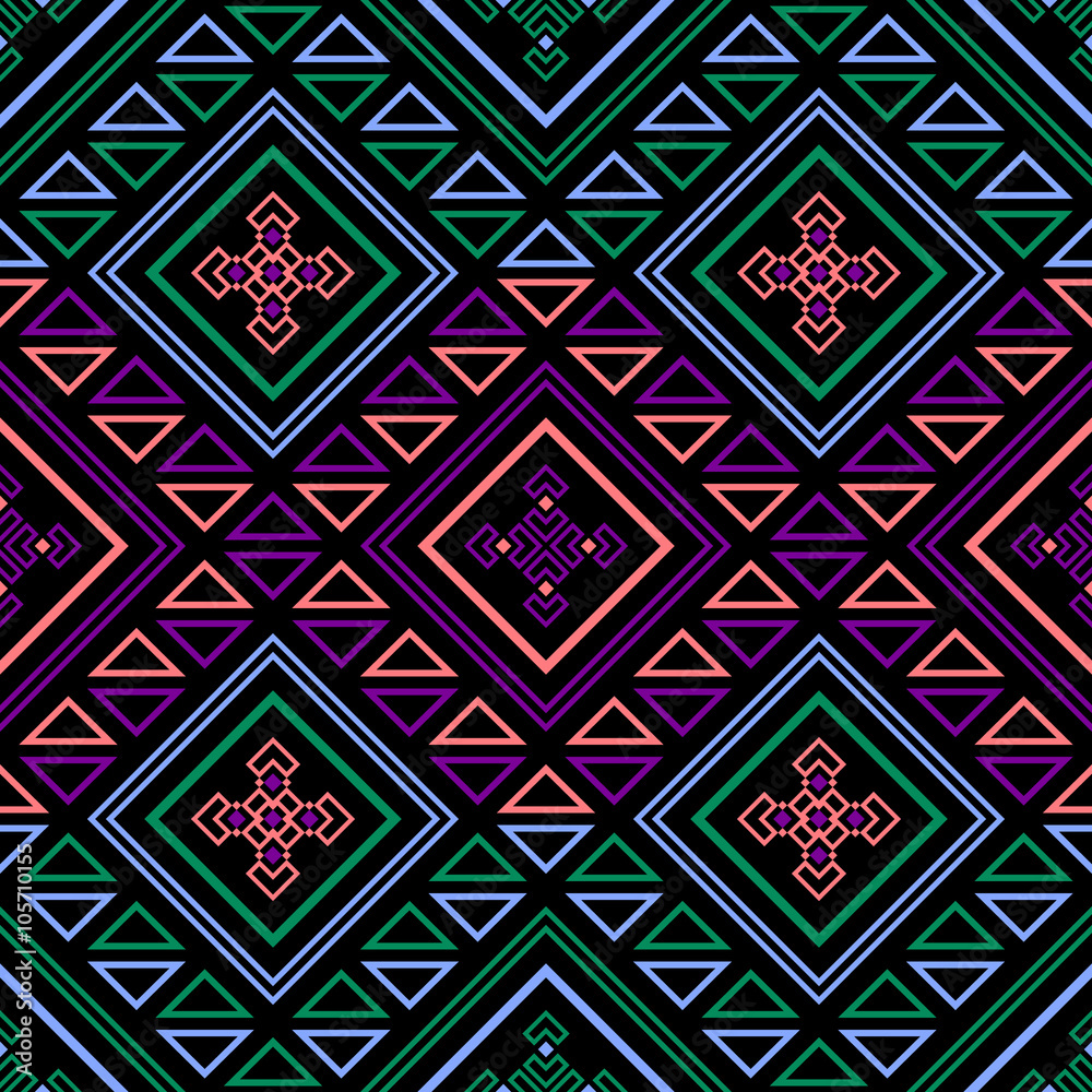 Seamless aztec pattern Seamless aztec pattern
