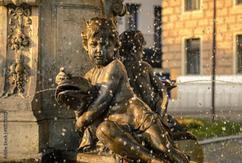 Ganymede's Fountain, in Bratislava