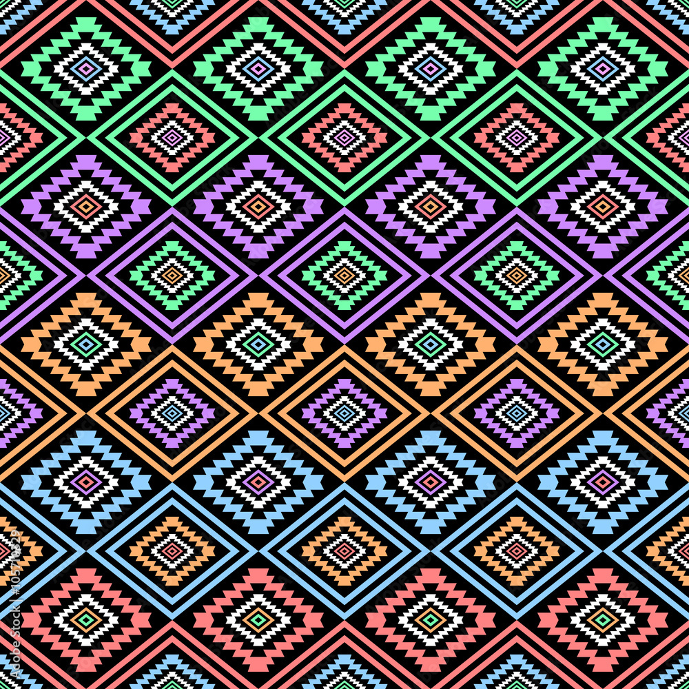 Seamless aztec pattern