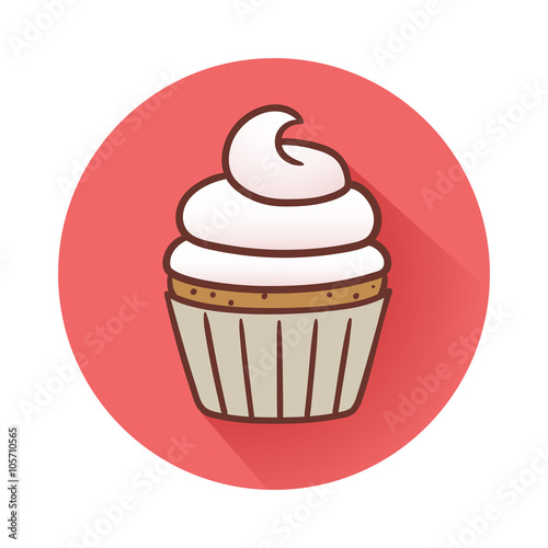 This is an illustration of cake symbol