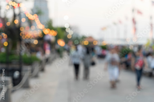 abstract blur background from market
