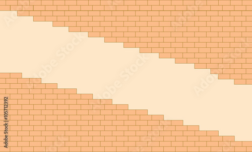 Brick, piece of fired clay used for construction