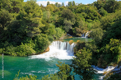 Wasserfall  Krka Nationalpark  Kroatien