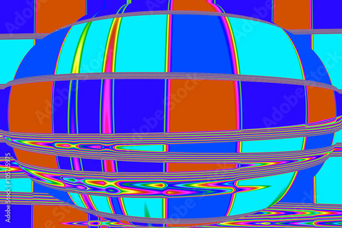 Abstract technology globe