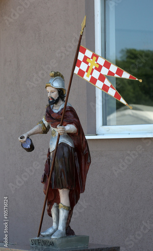 St. Florian patron of firefighters photo