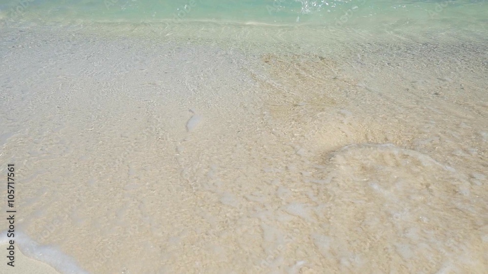 Heart symbol on the sand beach cleared by sea waves. Heart symbol on the sand beach cleared by sea waves.