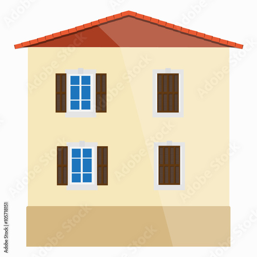 Italian house vector