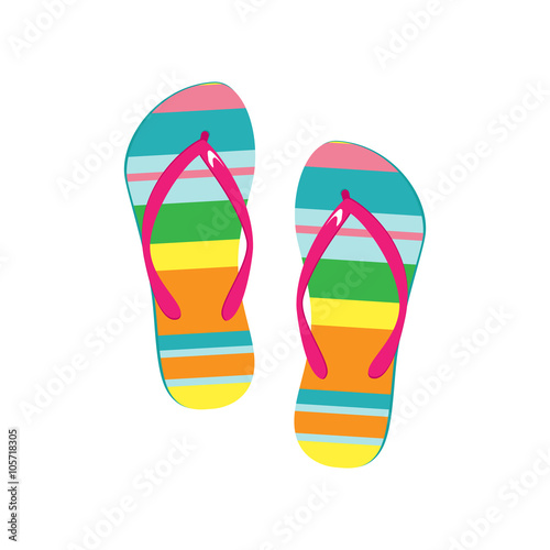 Flip flops icon