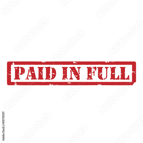 Paid in full