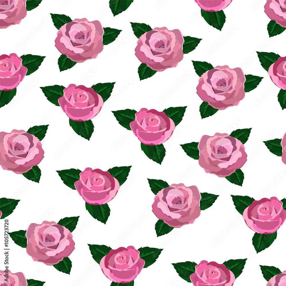 seamless wallpaper pink roses